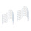 Set Of Display Inside Single Sandal Rack Stand Clear Plastic 4