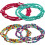 4St Gekleurde Elastische Taillejuwelen Van Glasparels Dames 1