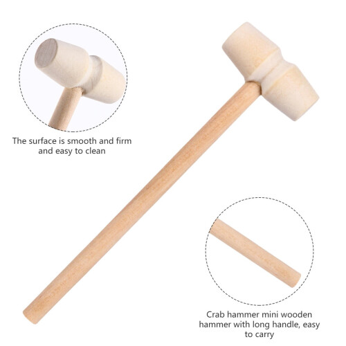 25 Pcs Biscuits Mini Pounding Toy Shellfish Hammer Multifunction 2