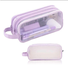Penar mare Dcbeduff din plasă, transparent, cu 2 compartimente, violet