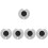 5pcs Cue Tip Shaper Pool Tip Shaper Burnisher Billiard Accessory 5