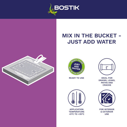 Bostik Rapid Setting Cement 10kg - Fast-Setting 20 2