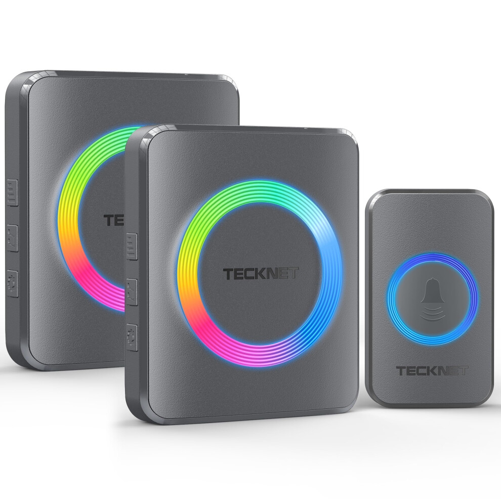 Tecknet Wireless Doorbell, Doorbell Ip65 Waterproo