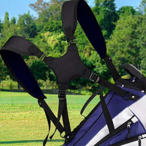 Golf Experience Enhancer, Reliable Material For Longevity, Adjustable Double Shoulder Straps With Non-Slip Design, Universal Replacement For Most 2