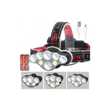 Linterna frontal de buceo impermeable de aluminio, modos de iluminación versátiles para aventuras al aire libre, ajuste cómodo, LED de alta