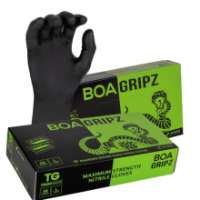 TG TOUGH GLOVE BOA Gripz (M) Nitrile Gloves (Pack