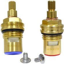 GI Replacement Brass Ceramic Disc Tap Valve Insert Gland Cartridge Quarter Turn