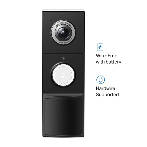 Tapo D235 2K 5MP Doorbell Camera Wireless 180DFOV 2