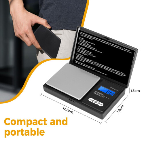 Oderra 0.01g Mini Digital Scales for Jewellery, Go 2