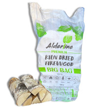 Alderline Premium Kiln-Dried Birch Hardwood Logs 20kg - Ready to Burn