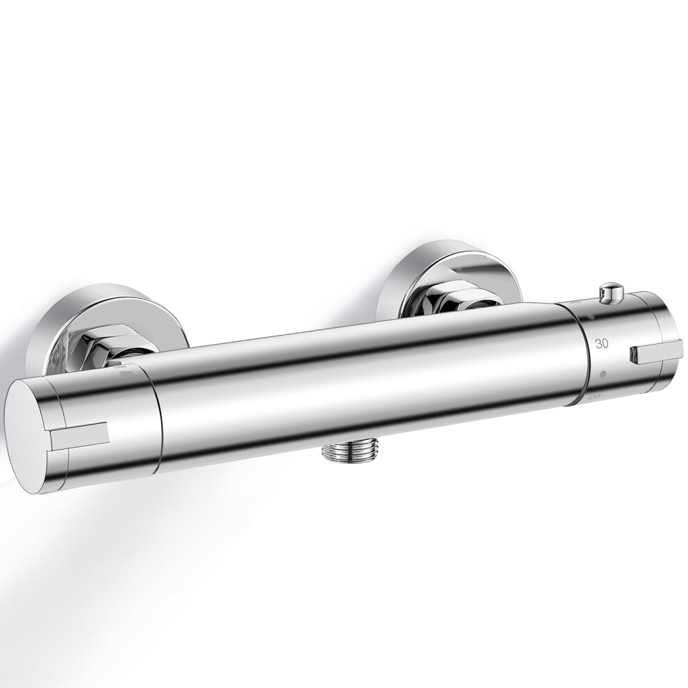 Thermostatic Shower Mixer, Bevankly Exposed Thermo 12769889