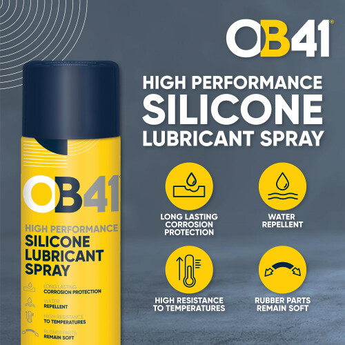 OB41 High Performance Silicone Spray Lubricant 200 1