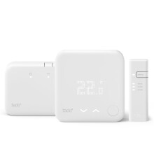 tado Starter Kit - Wireless Smart Thermostat V3+ Incl. Programmer with Hot Water Control, Designed in Germany, Works with Alexa, Siri & Google Assis
