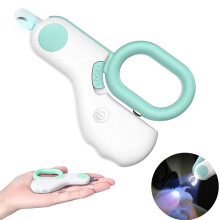 Cortador de unhas NewSoul para animais de estimação, aparador de unhas para gatos com luz LED ultrabrilhante para identificar a linha de