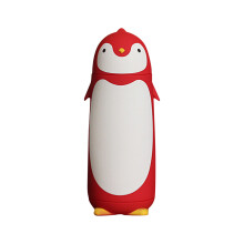 Kayannuo Liquidación de regreso a clases Taza de pingüino Taza de vidrio Taza de agua de moda de doble capa Taza Lindo pingüino Regalo Artículos