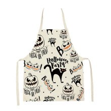 Delantal de Halloween XIUH para mujer y hombre, delantal con diseño divertido de Halloween, vestido delantal de Halloween negro, ¡liquidación de