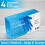 ViraCare 1000 x Blue Disposable Gloves Medium | Vi 6