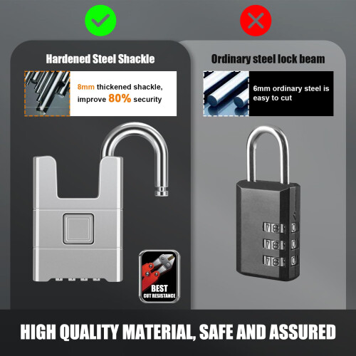 Diyife Large Heavy Duty Combination Padlock Outdoo 1