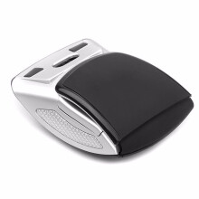 Mouse wireless Zonghan 2.4G pieghevole per computer, mini mouse da viaggio per notebook, silenzioso, con ricevitore USB per laptop e PC.