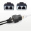 Προσαρμογέας διαχωριστή Zonghan RJ451 σε 2 κατευθύνσεις, καλώδιο Ethernet διπλής θηλυκής 6