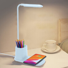 Wyprzedaż artykułów szkolnych Banghong! Stylowa lampa biurkowa z funkcją ładowania, pojemnik na długopisy i przyjazna dla oczu lampa,
