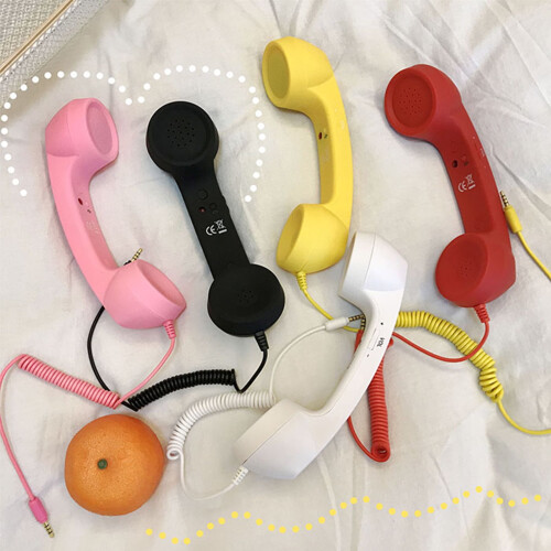 Chicmine Mobile Phone Receiver Retro 3.5MM Phone Handset with Adjustable Volume And Microphone Mobile Accessory 2