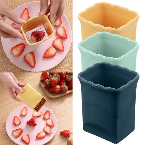 Εργαλείο κουζίνας Quinlirra Easter Clearance Creative304Κόπτης φρούτων από ανοξείδωτο ατσάλι, 2