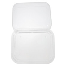 Miska na maslo s viečkom, priehľadná nádoba na maslo, úložný box na syr, uzatvárateľný box na maslo 14,5 x 12 cm
