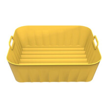 Siliconen bakmat voor de airfryer, siliconen pan voor gefrituurde gerechten, herbruikbare cakevorm, accessoires voor de airfryer