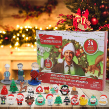 Calendário do Advento Zynic National Lampoon's Christmas Vacation 2024 com 24 presentes e figuras para a contagem regressiva - Menos de US$ 5