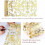 YiFudd Hot Gold Foil Mesh Τραπεζομάντιλο Διακόσμησης Γάμου για Πάρτι και Γάμο, Πολυτελές 4