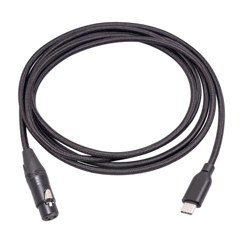 Καλώδιο μετατροπέα μικροφώνου 3FT θηλυκό XLR σε USB C, προσαρμογέας Plug and Play για