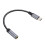 Jixopn1/1.5/2M USB-C σε 3.5mm προσαρμογέα ακουστικών, πλεγμένο καλώδιο ήχου, συμβατό με iPhone15, 2