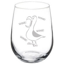 Viinilasipikari Seagull Funny (17oz varreton)
