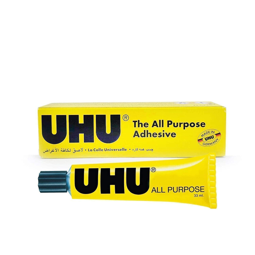 Uhu All Purpose Adhesive Clear Glue 33Ml Tube Bett 48069090