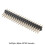 jixopn10pcs Διπλή Αρσενική Κεφαλίδα 2.54mm 2x20pin Λωρίδα για Raspberry Pi Zero 4