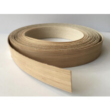 Vale Veneers 18mm Real Oak Edging Tape - 5 metre Roll of Pre Glued Oak Veneer Edging Iron on Edging Strip/Trim/Banding/Cabinet/Shelving/Furniture (18