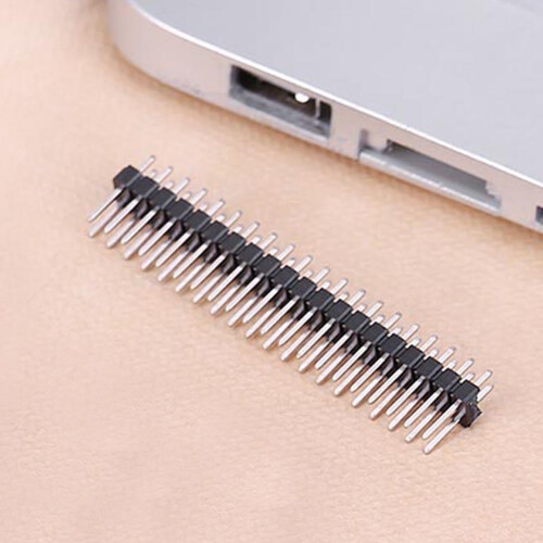 jixopn10pcs Διπλή Αρσενική Κεφαλίδα 2.54mm 2x20pin Λωρίδα για Raspberry Pi Zero 2
