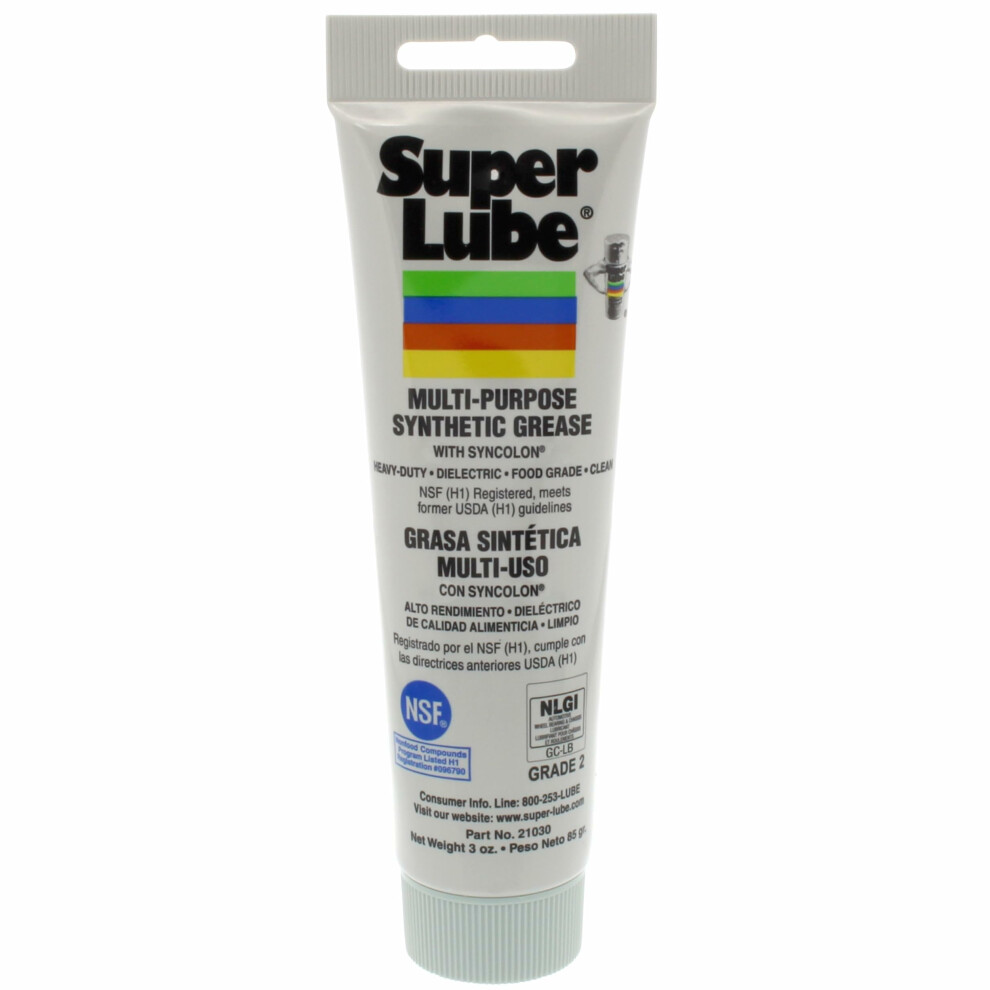 Super Lube Synthetic Grease With Syncolon Multi Purpose Lubricant 90Ml 88394657