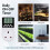 ORIDGET 24 Hour Digital Electric Timer Plug Socket 4