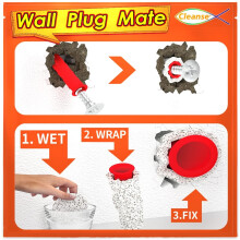 (24 Discs) Fixing Loose Wall Plugs Fast, Drywall Anchor Repair, Perfect for Fittings Weak Crumbly Loose Wall Such As Curtain Rail, Towel Racks, Toile