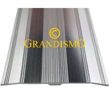Grandismo 61mm Extra Wide Cover Strip/Trim - Metal Doorbar (Silver)