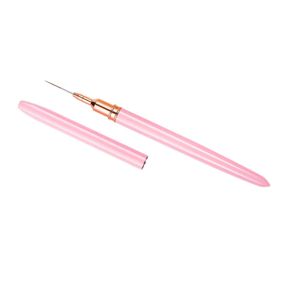 Professional Nail Art Brush Set 5Piece for Acrylic and Gel, Fine Tip Liner Pens for Manicure