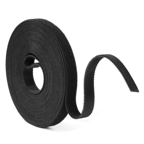 URAQT Fastening Tape Hook and Loop Cable Ties, 10m