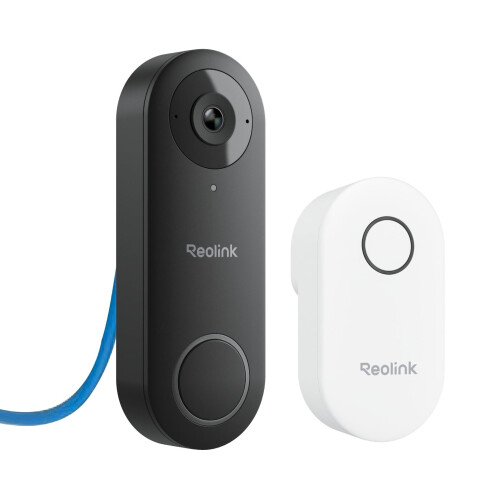 Reolink PoE Doorbell Camera Wired with Chime, 5MP