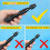 LEOBRO Hand Drill for Resin Molds, 12 cm Black Min 4