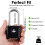 SharkByte 2 Pack Long Shackle Combination Padlocks 5