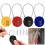 4 Pcs Combination Padlocks, Small Padlock with Com 1