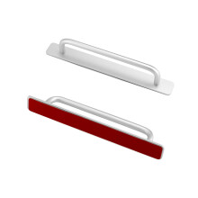 QWORK 2PCS Door Pull Handle Self Adhesive Aluminu