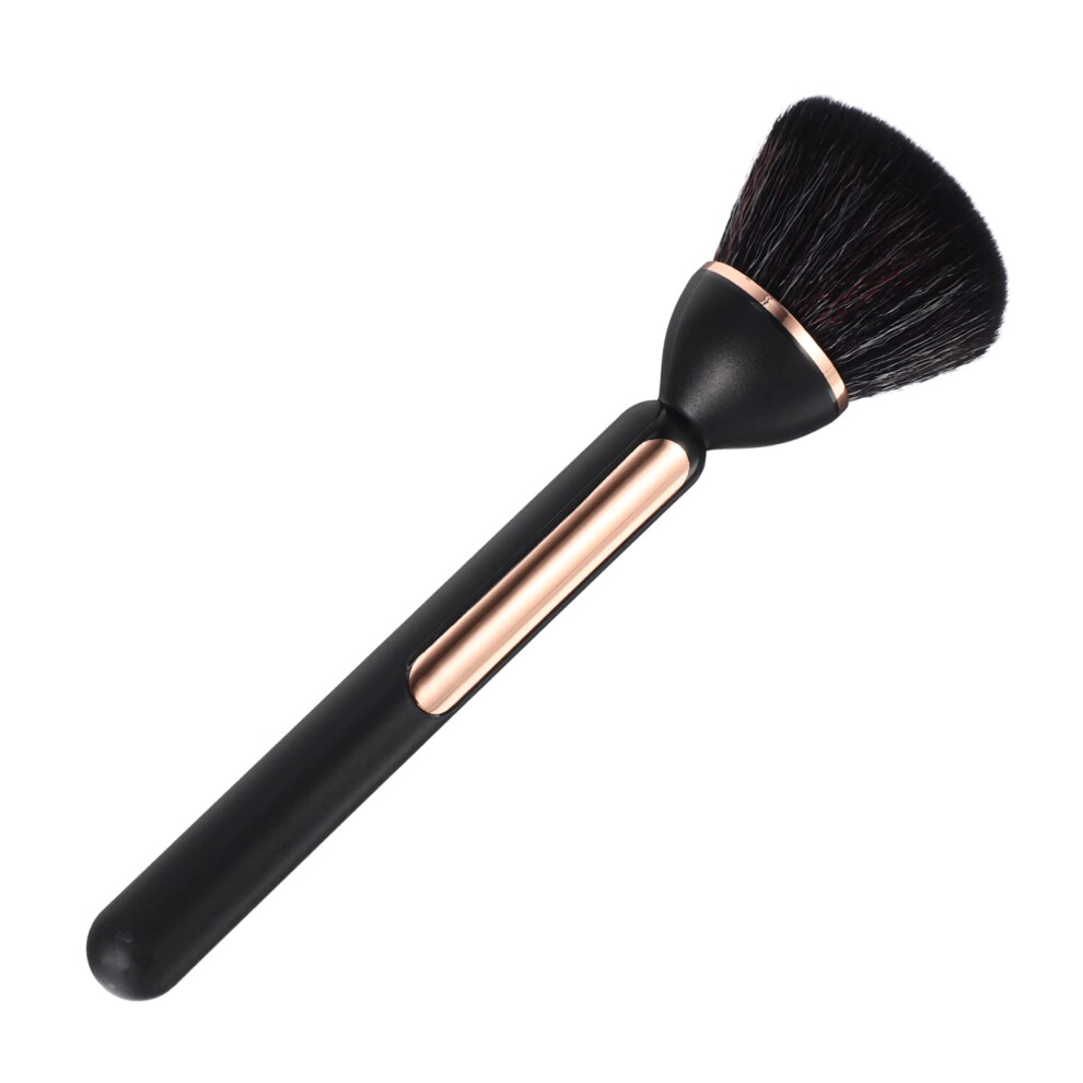 Makeup Powder Brush with Soft Bristles for Even Application, Compact Travel Size Cosmetic Brush